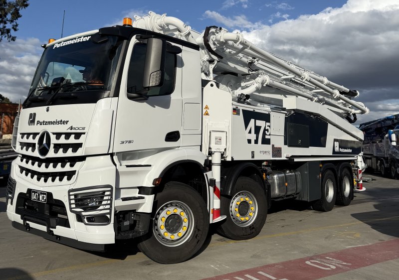 Wallace Concrete Pumping Company Sydney - WCP047 - 47m Truck Mounted Boom Pump