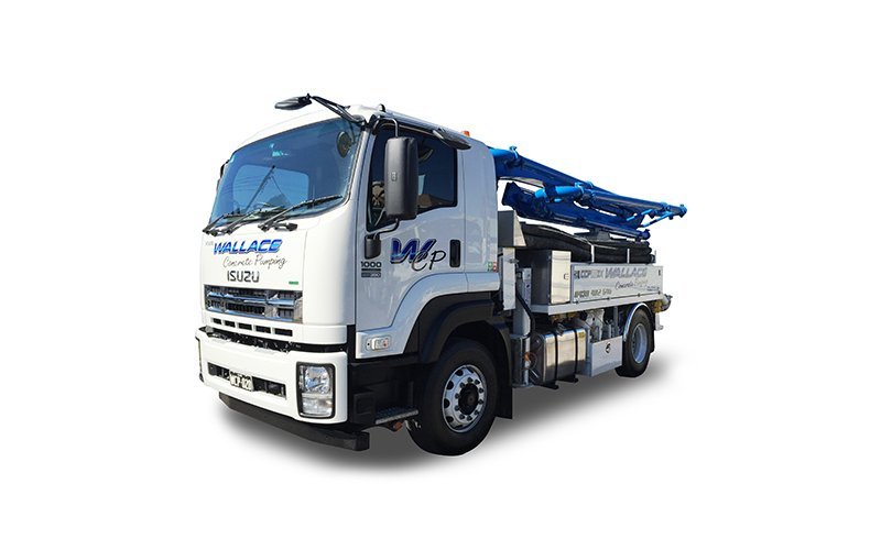 WCP019 - 19M Truck Mounted Boom Pump - Wallace Concrete Pumping Contractor Services Sydney