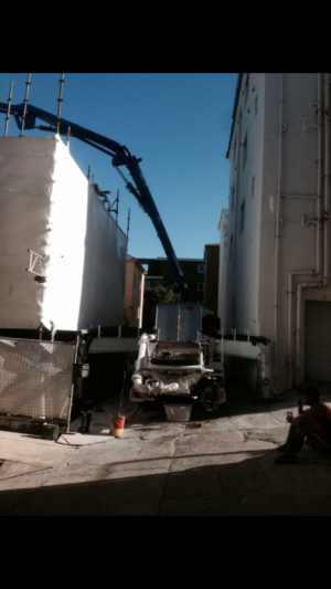 Wallace Concrete Pumping Contractor services project: Bondi Apartments - 